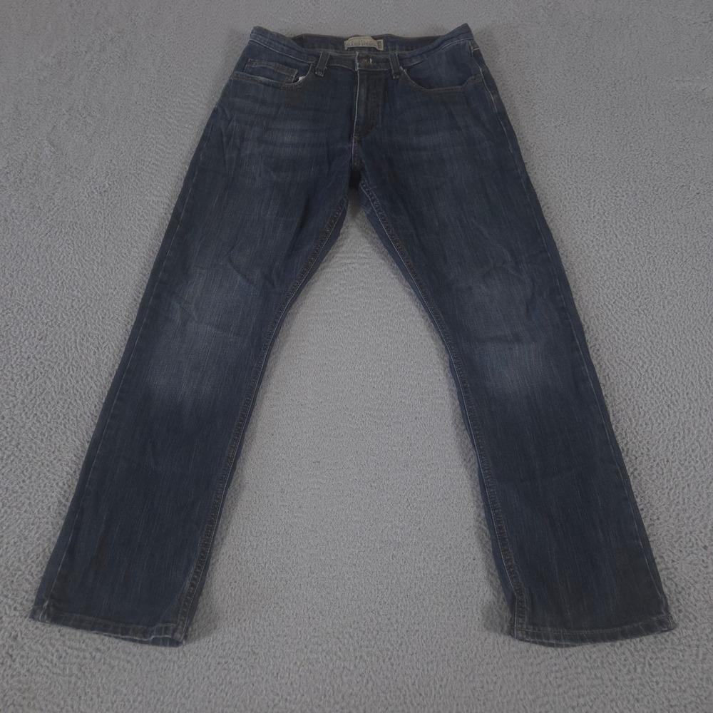 VINTAGE Wrangler Jeans Mens 34x32 Blue Relaxed Straight Flex Denim‎ Preppy Y2K